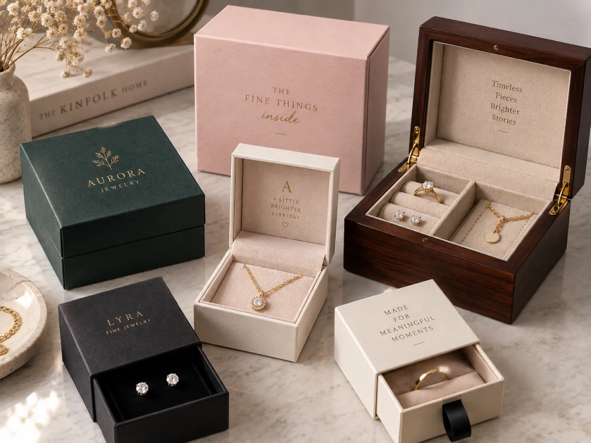 Custom Jewelry Boxes | Personalized & Wooden Jewelry Packaging